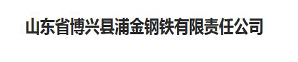 山東省博興縣浦金鋼鐵有限責任公司