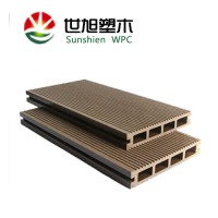 防滑空心塑木地板